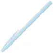 5 Stylos billes Cristal - Pointe moyenne 0,6mm - Coloris pastels - BIC