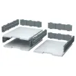 Tiroir pour cases Modulodoc - Hauteur normale 5,4 cm - porte étiquette intégré - EXACOMPTA