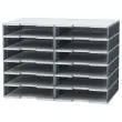 Tiroir pour cases Modulodoc - Hauteur normale 5,4 cm - porte étiquette intégré - EXACOMPTA