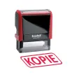 Timbre &agrave; formule commerciale  X-Print "Kopie" - rouge 