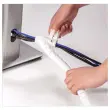 Guide c&acirc;bles Cable Zip - Blanc - FELLOWES 