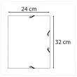 Chemise élastiques 3 rabats AutentiK - Carte recyclée - EXACOMPTA
