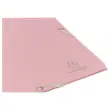 Chemise élastiques 3 rabats - Carte recyclée - Rose - EXACOMPTA