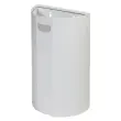 Collecteur mural demi-lune - 40L - Blanc