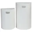 Collecteur mural demi-lune - 20L - Blanc