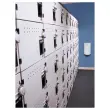 Collecteur mural demi-lune - 20L - Blanc