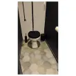 Collecteur à pédale avec bac intérieur en plastique - 5L - Noir