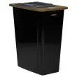 Cadre pour collecteurs "recyclage" 60L et 80L - Brun