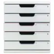 Module de classement Modulo - 5 tiroirs - Couleurs assorties - EXACOMPTA 