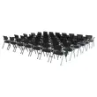 3 Les 3 chaises pliables et encastrables - Résille