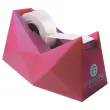Dévidoir bureau pour rouleaux adhésifs - Rose
