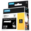 Ruban RHINO DYMO 1734523 - 5,5 m x 24 mm - Texte noir sur fond blanc
