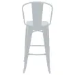 2 Tabourets hauts Urban outdoor - Blanc 