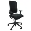 Si&egrave;ge synchrone ATILA ERGO tissu noir accotoirs 4D 