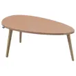 Table basse upcyclée Bellecombe - 95 x P50 cm - Montée - Camel