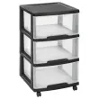 Tour de rangement - 3 X 20 L - Avec roues - CURVER 