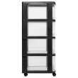 Tour de rangement - 4 X 20 L - Avec roues - CURVER