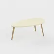 Table basse upcyclée Bellecombe - 95 x P50 cm - Sable