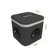 Multiprise Power Cube 2m - Noir- FELLOWES