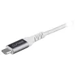 Câble 100W 2m USB-C/USB-C - Tressé - Blanc - T'NB