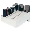 Rangement à poser pour 33 téléphones gris