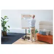 Tableau Pivotant 90&deg; &agrave; Roulettes en Acier C&eacute;ramique & Bois Naturel - LEGAMASTER 