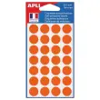 pastilles gommettes de signalisation rondes, Ø15 mm, orange