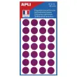 168 Pastilles Adhésives Rondes 15mm - Violet - APLI
