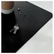 Tapis de Bureau 80x40cm - Multifonctions & Antidérapant - Noir - LEITZ