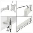 Double Bras Ecran Pivotant & Inclinable avec support PC - LEITZ 