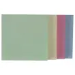 Bloc cube 400 feuilles 75x75 mm couleurs assorties pastel