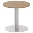 Table ronde diam 80 cm plateau noyer pied tulipe