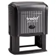 Tampon personnalisable TRODAT Printy 4928 - Boîtier rouge - Encre noire - 60 x 33 mm