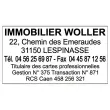 Tampon personnalisable TRODAT Printy 4928 - Boîtier rouge - Encre noire - 60 x 33 mm