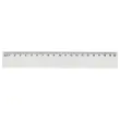 Règle de bureau simple en plastique Eco - 20 cm