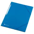 Chemise 3 rabats &agrave; &eacute;lastique en carte rigide - Bleu - FIDUCIAL 