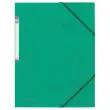 Chemise 3 rabats &agrave; &eacute;lastique en carte rigide - Vert - FIDUCIAL 