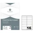 1 600 Etiquettes - Coins carrés 105 x 35 mm - Fiducial