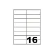 1 600 Etiquettes - Coins carrés 105 x 35 mm - Fiducial