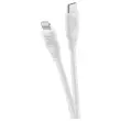 C&acirc;ble USB-C / Lightning - Silicone - Blanc - T'NB 