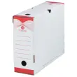 10 Bo&icirc;tes &agrave; archives - Dos 10 cm - Rouge - FIDUCIAL 