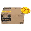 12 Ruban invisible Scotch&reg; Magic&trade; ​19mm x 30m - 10 rouleaux + 2 gratuits 