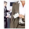 10 Porte-badges securité 2 cartes - 9x5,4 cm avec enrouleur