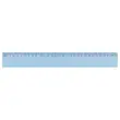 Règle Plate 30 cm Plastique Bleu Incassable - Gradué en mm - WONDAY
