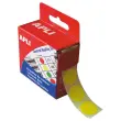 Boîte distributrice de 150 pastilles gommettes rondes Ø 15 mm jaune
