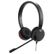 Casque t&eacute;l&eacute;phonique filaire JABRA - Evolve 30 II MS- 2 &eacute;couteurs 