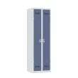 Vestiaire multiservices H.198 x L.60cm, penderie et rangement bleu