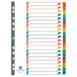 Jeu d'intercalaires numériques format A4 - 20 onglets - Fiducial