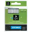 Ruban pour titreuse DYMO D1 12mm transparent impression blanc