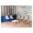 Table basse WOODY 60x60 cm blanc
